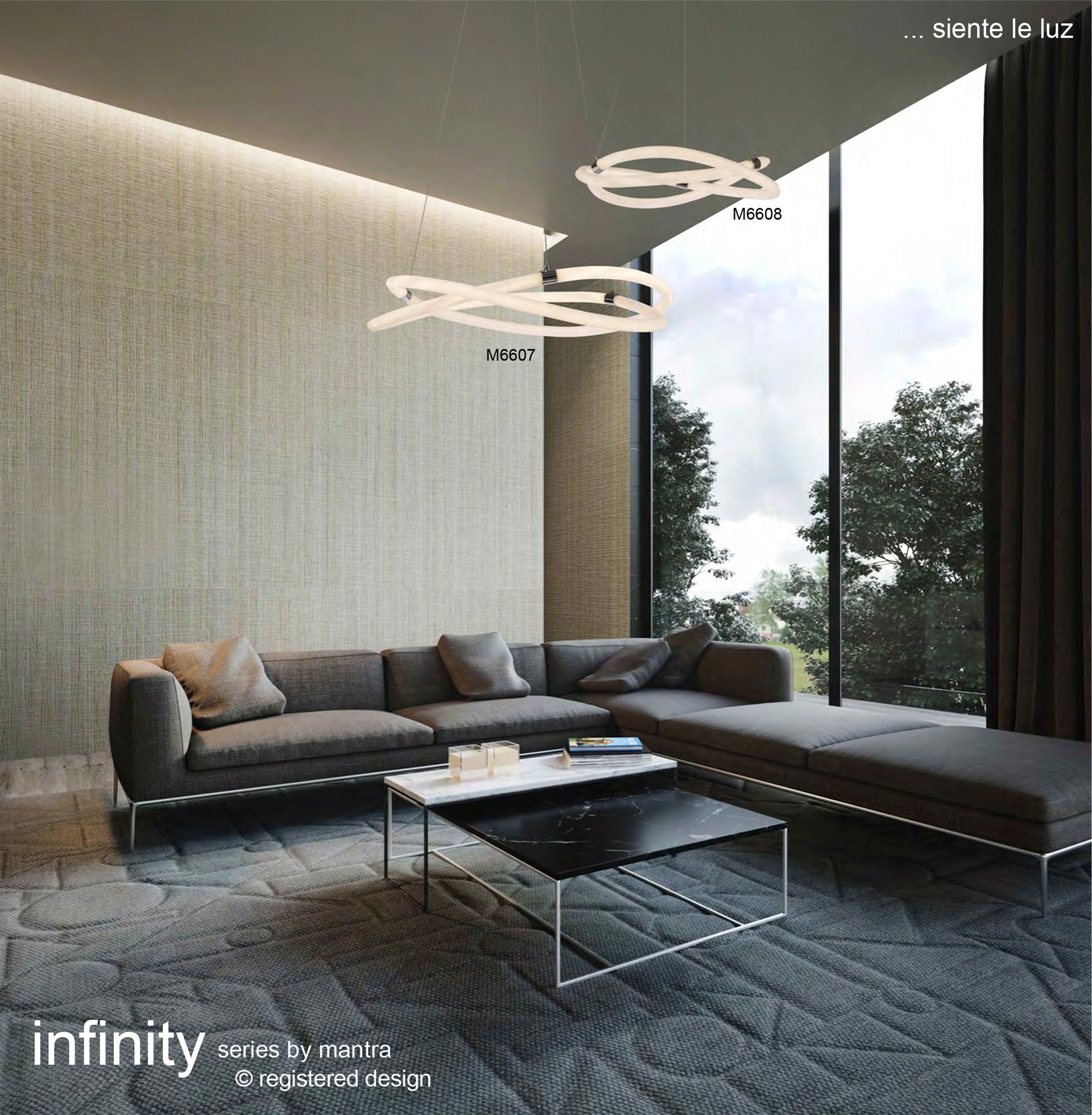 Infinity Ceiling Lights Mantra Flush Fittings